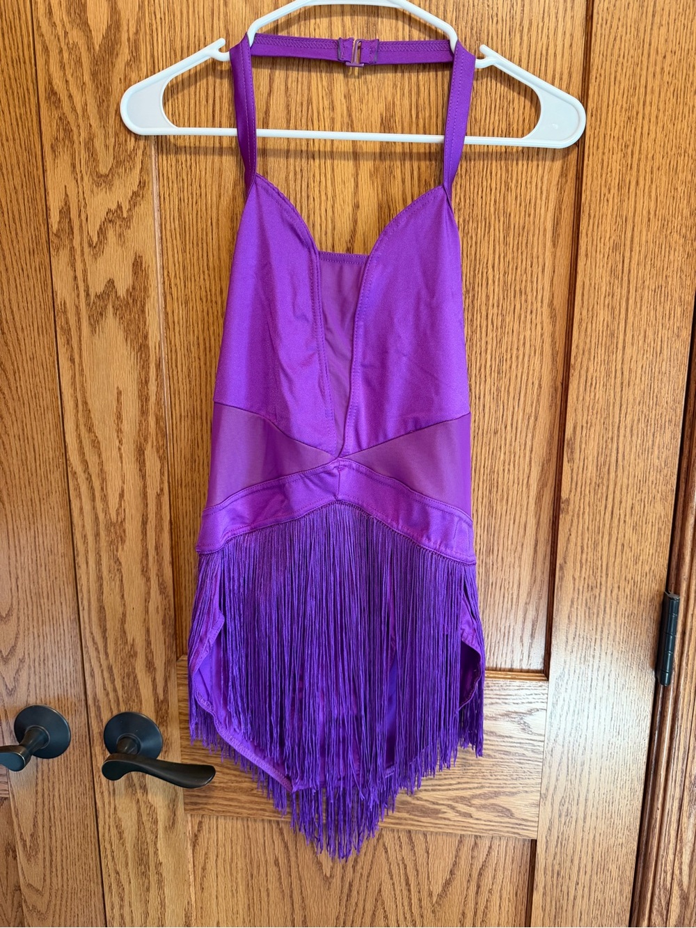 Balera Purple Fringe Dance Dress